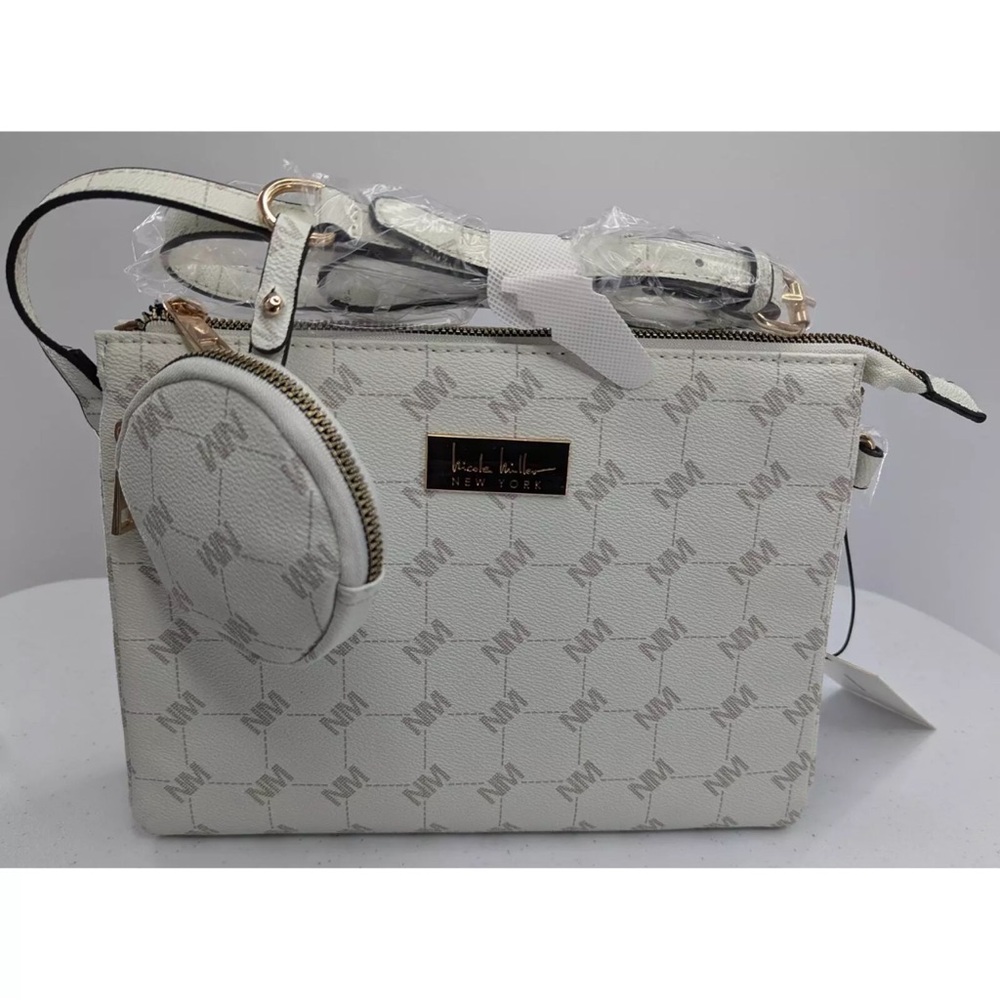 Nicole Miller shoulder/crossbody purse and coin pouch